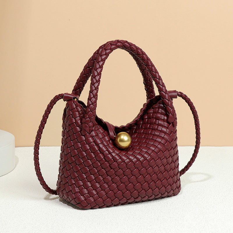 Luxury Crossbody Woven Clutch